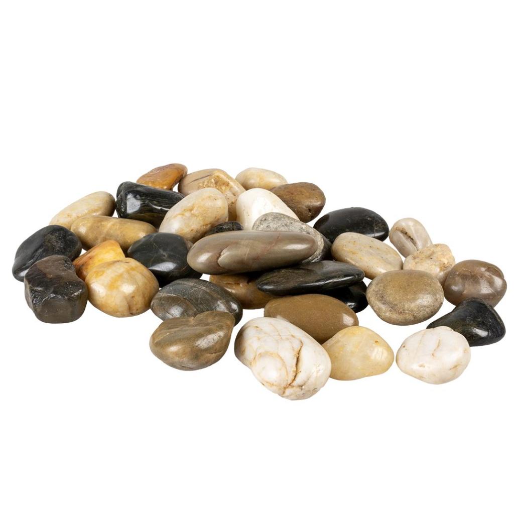 Fundo Aquário -Pebbles Mix Yuhua Multicolour - 2 a 3 cm - 1 kg