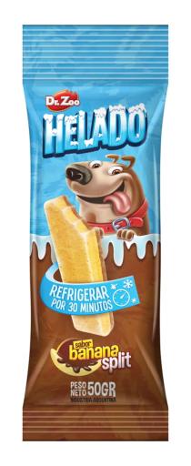 Helado para perros banana split Dr. Zoo 50g
