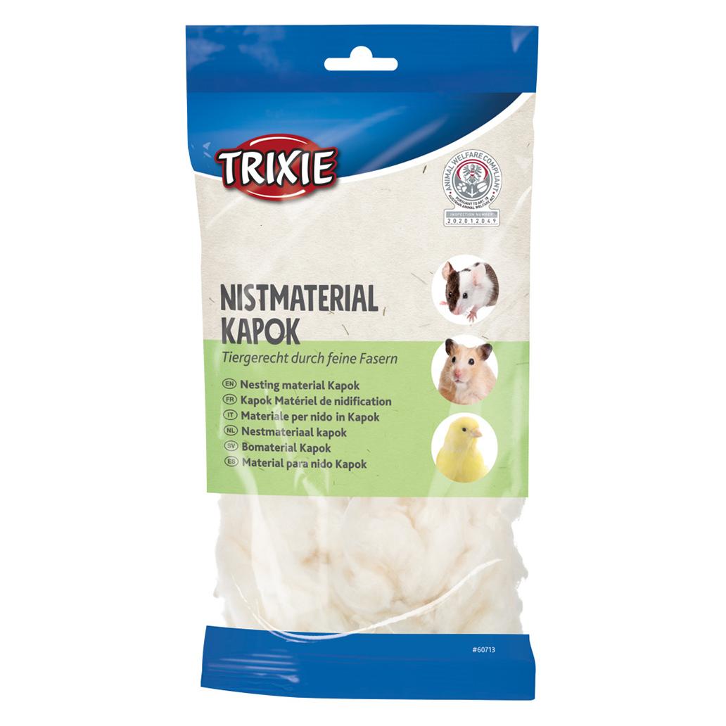 Fibras "Kapok" para ninho de roedores