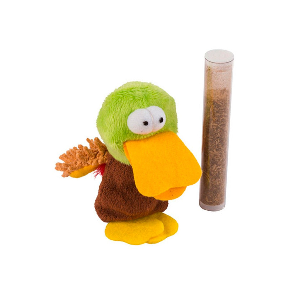 Brinquedo para gatos- Pato com catnip
