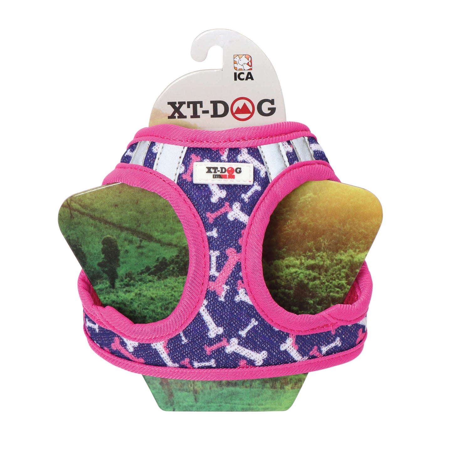 Peitoral XT-DOG MESH BONES 🦴🐶