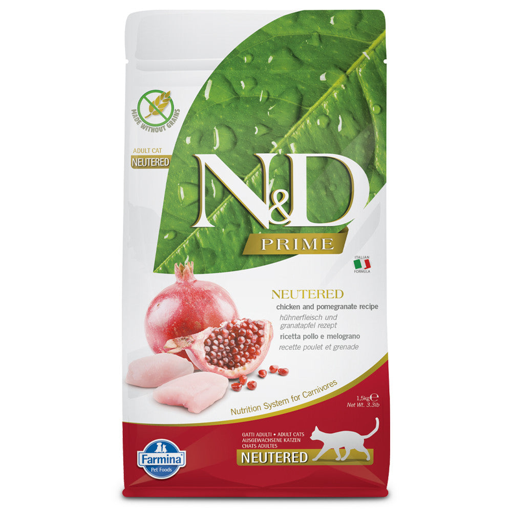 N&D Prime Neutred Adulto Frango & Romã
