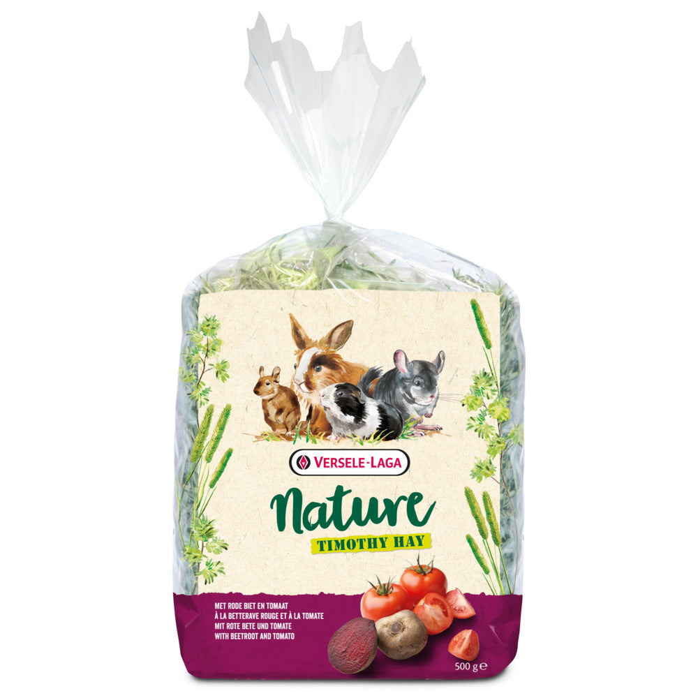 Feno Nature Timothy com beterraba e tomate