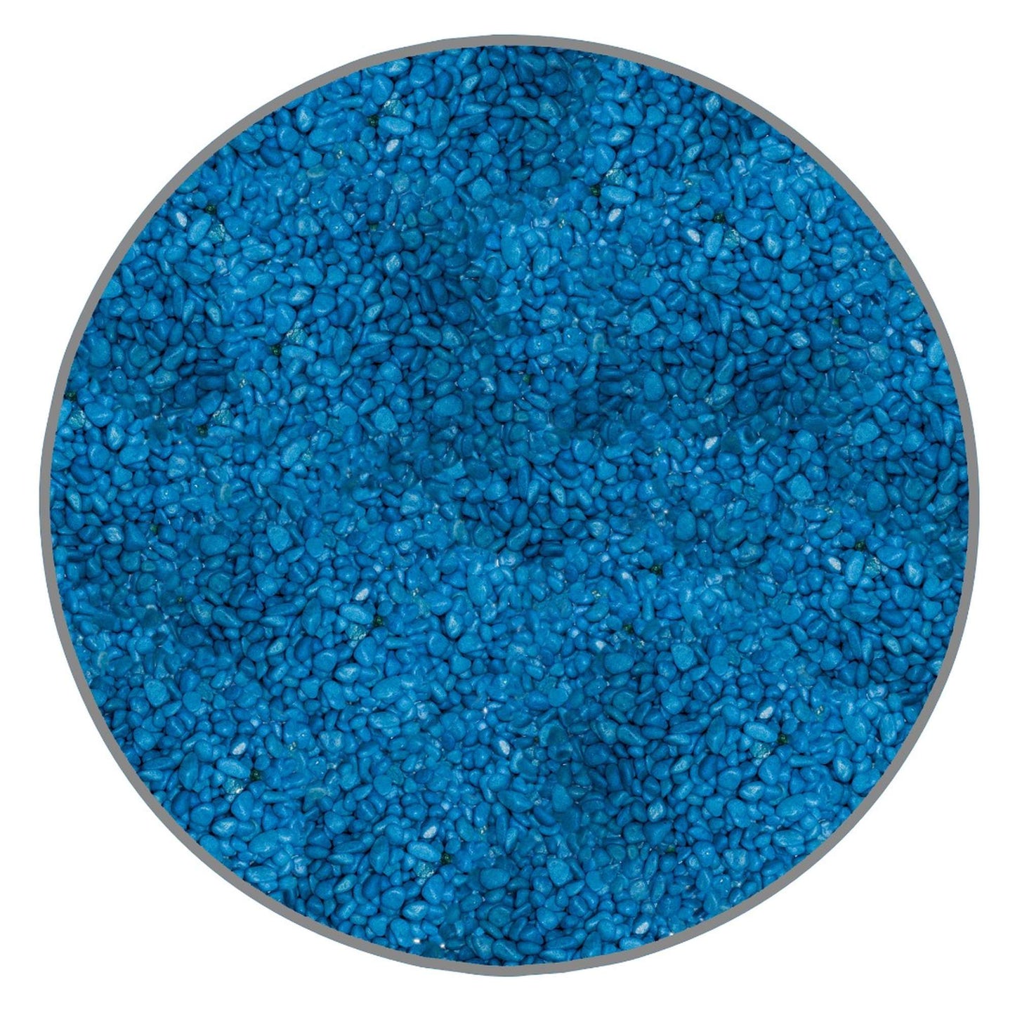 Cascalho COLORIDO CLÁSSICO Azul (1,5 mm) 💙