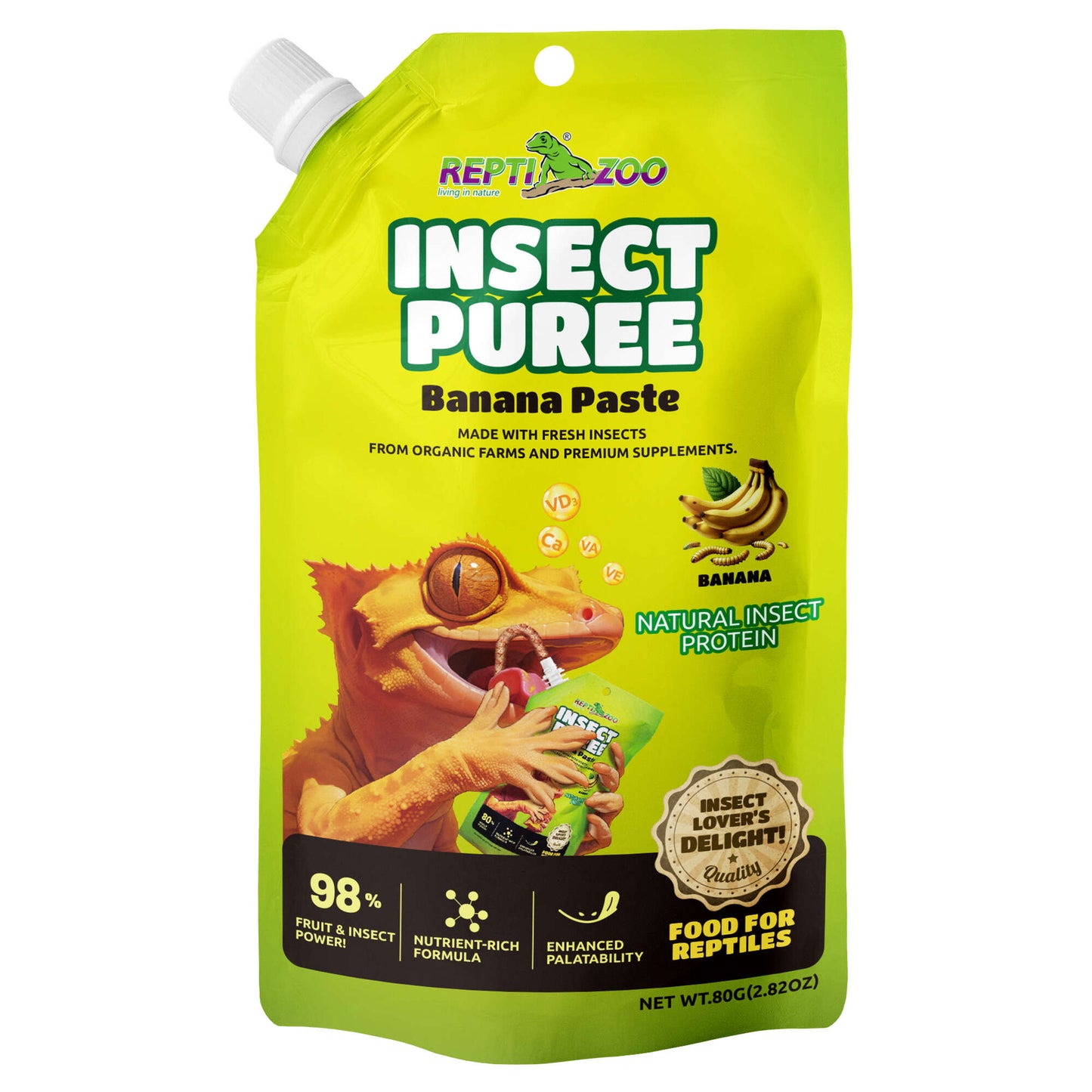 INSECT PUREE Banana & Insetos