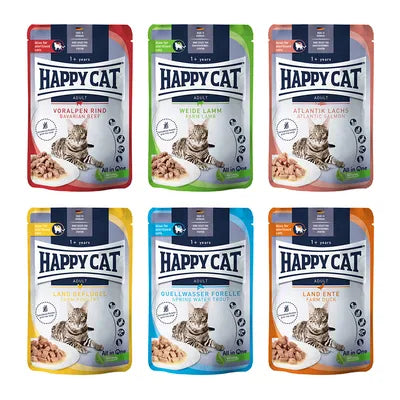 Happy Cat Sachê- alimento húmido variado