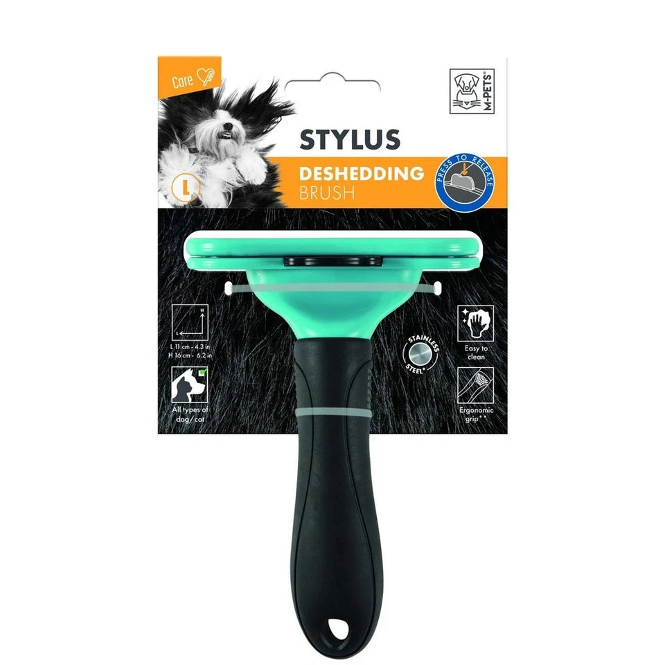 stylus deshedding brush