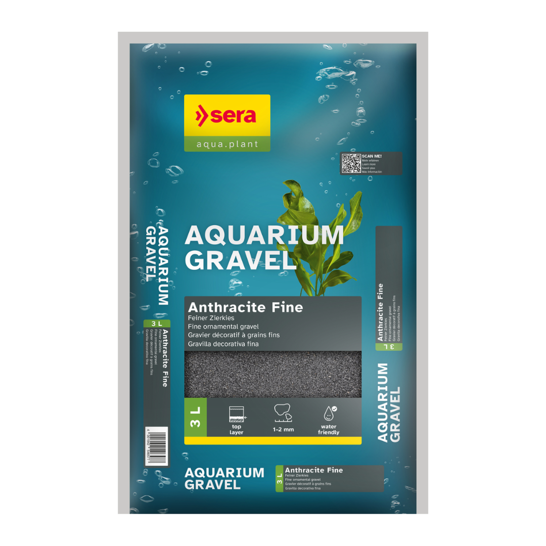 Sera Aquarium Gravel - Anthracite Fine