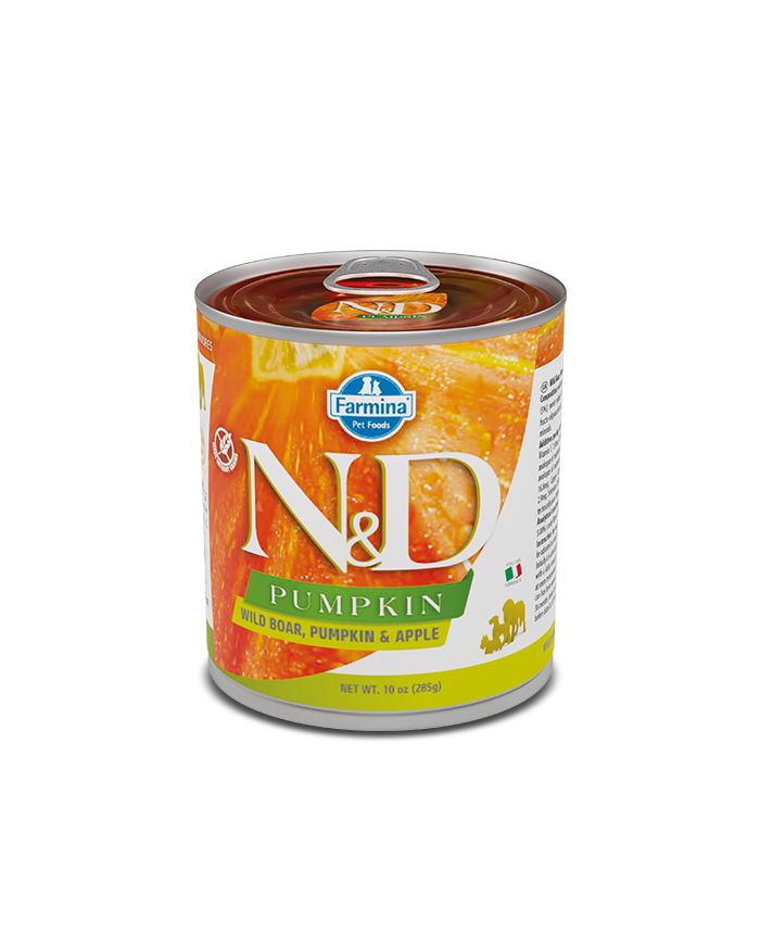 N&D Pumpkin Dog Boar,Pumpkin&Apple Adult Lata 285gr