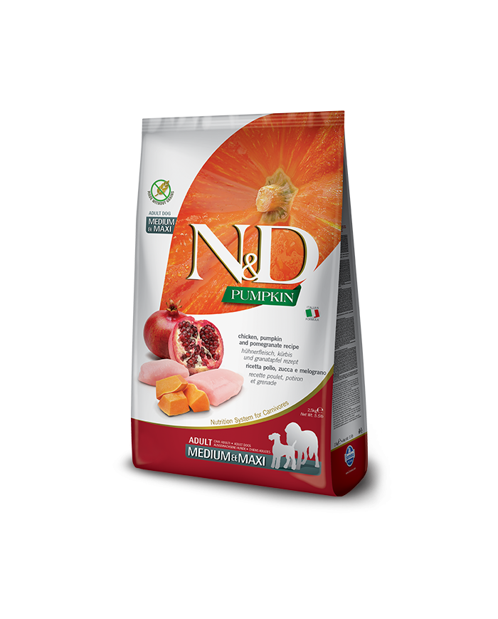 N&D Pumpkin Dog Chicken&Pomegranate Adult Med/Max