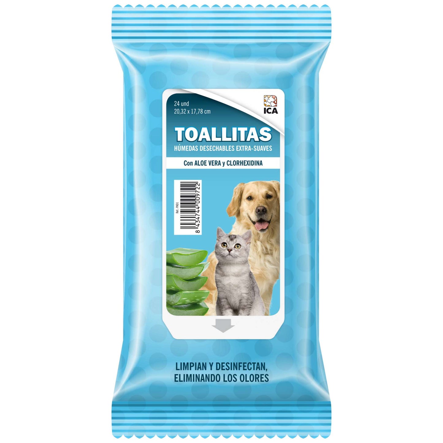 Lenços Humedecidos para Cães e Gatos