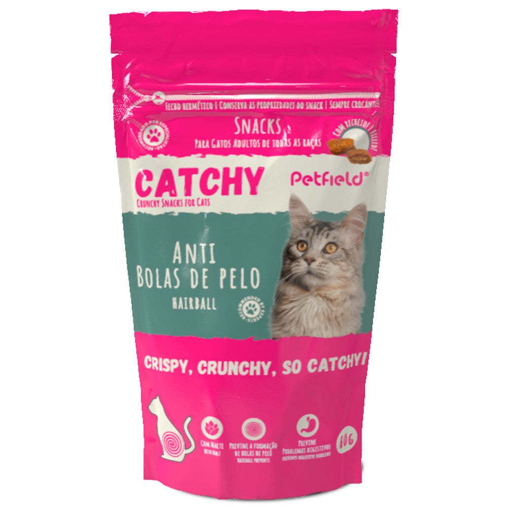 Petfield Catchy - Snacks anti bolas de pelo para gatos 🐱