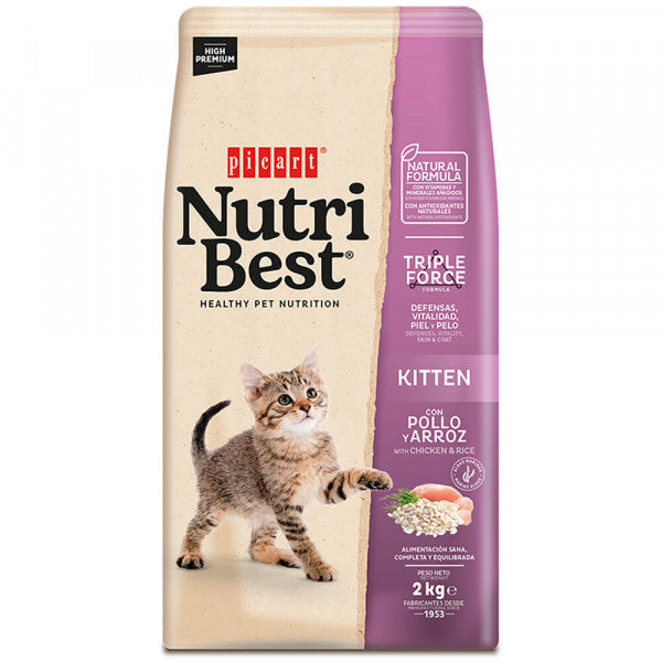 Picart Nutribest High Premium Gato Kitten - Frango e Arroz