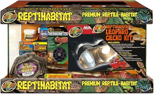 Reptihabitat Zoomed leopard gecko kit 52x27x29,5