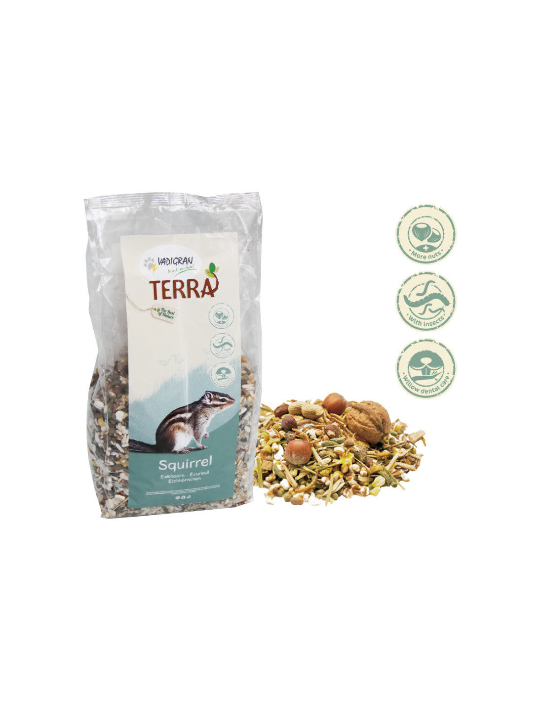 Vadigran Squirrel Comida para esquilo
