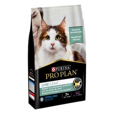 Pro Plan LiveClear Sterilised Senior 7+ - Peru  🦃