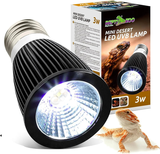 Lâmpada de réptil UVB 3W