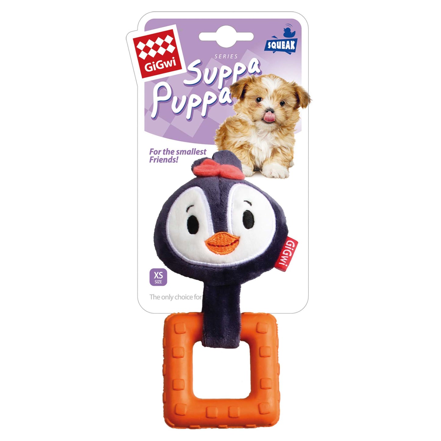 🐧 Brinquedo para Cachorrinho GIGWI Suppa Puppa Pinguim