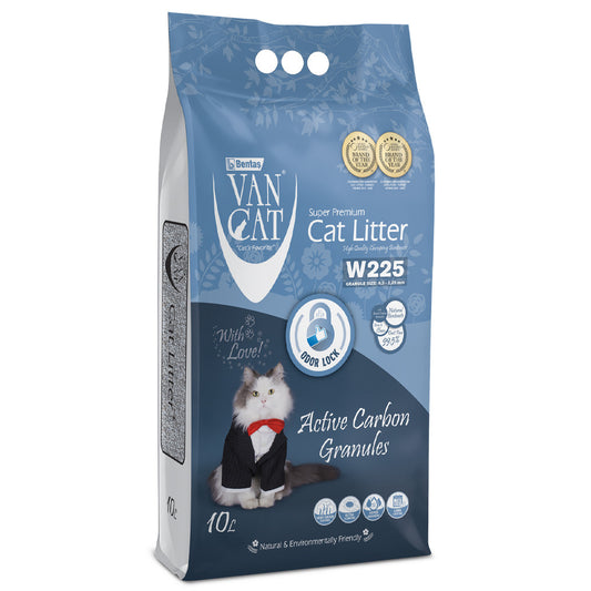 Van Cat Cat Litter W225- Areia de gato aglomerante com cavão ativado 10l