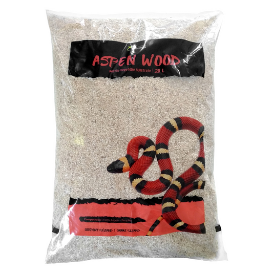 Aspen Wood – Substrato Natural para Répteis 20L