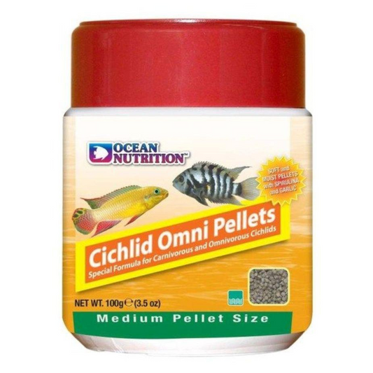 Cichlid Omni Pellet – Médio – 100 g 🐠
