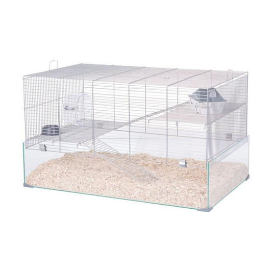 Gaiola Gerbo Neo Life 80 – Cinza 🐹