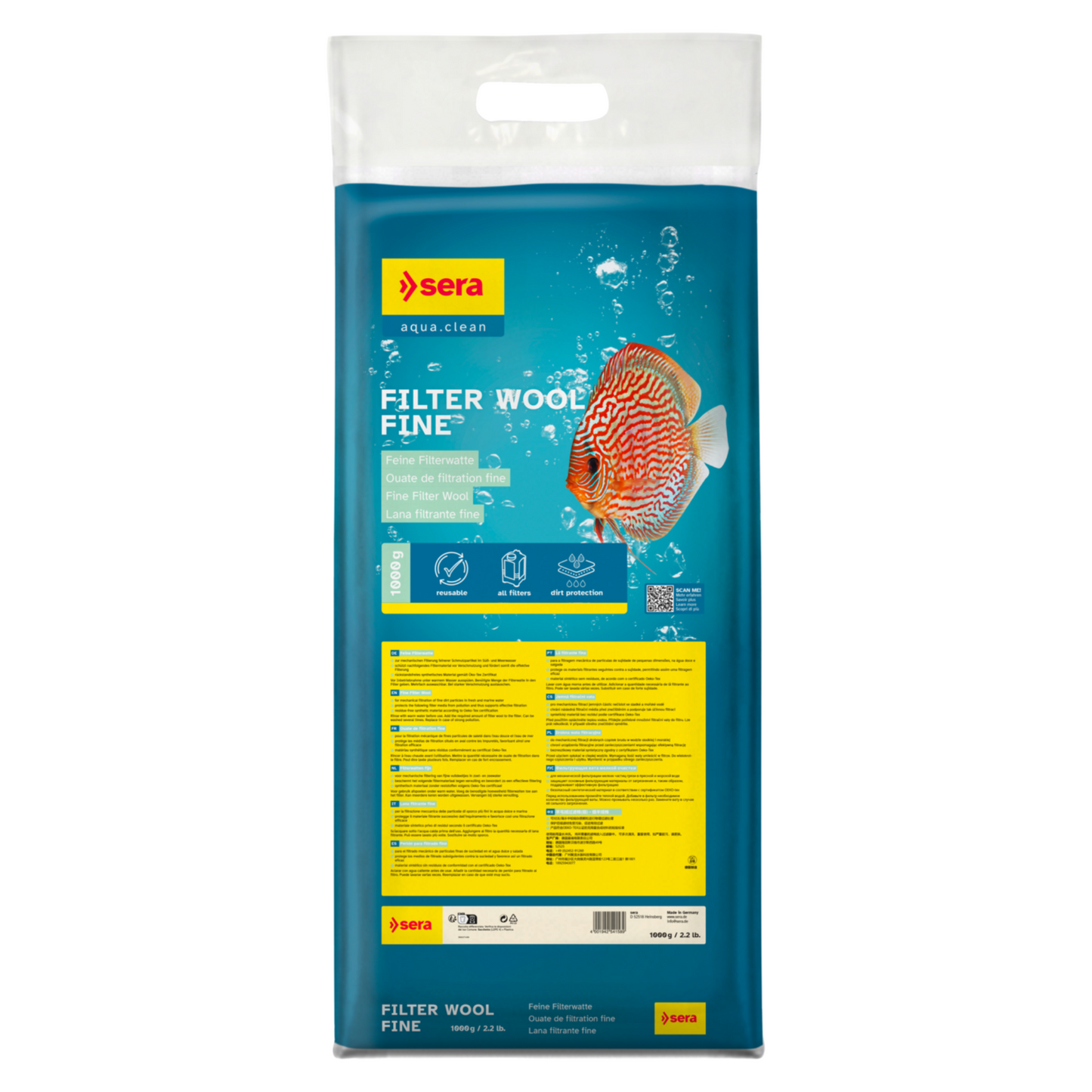 Sera Filter Wool Fine - Lã Filtrante