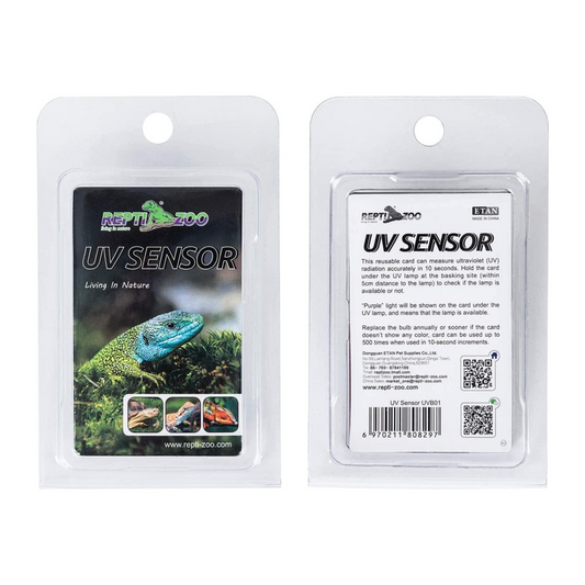 🦎 Cartão de Teste UVB/UVA para Répteis
