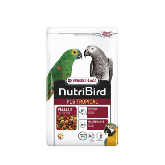 Nutribird P15 TR – Manutenção Papagaios – 1 kg 🦜