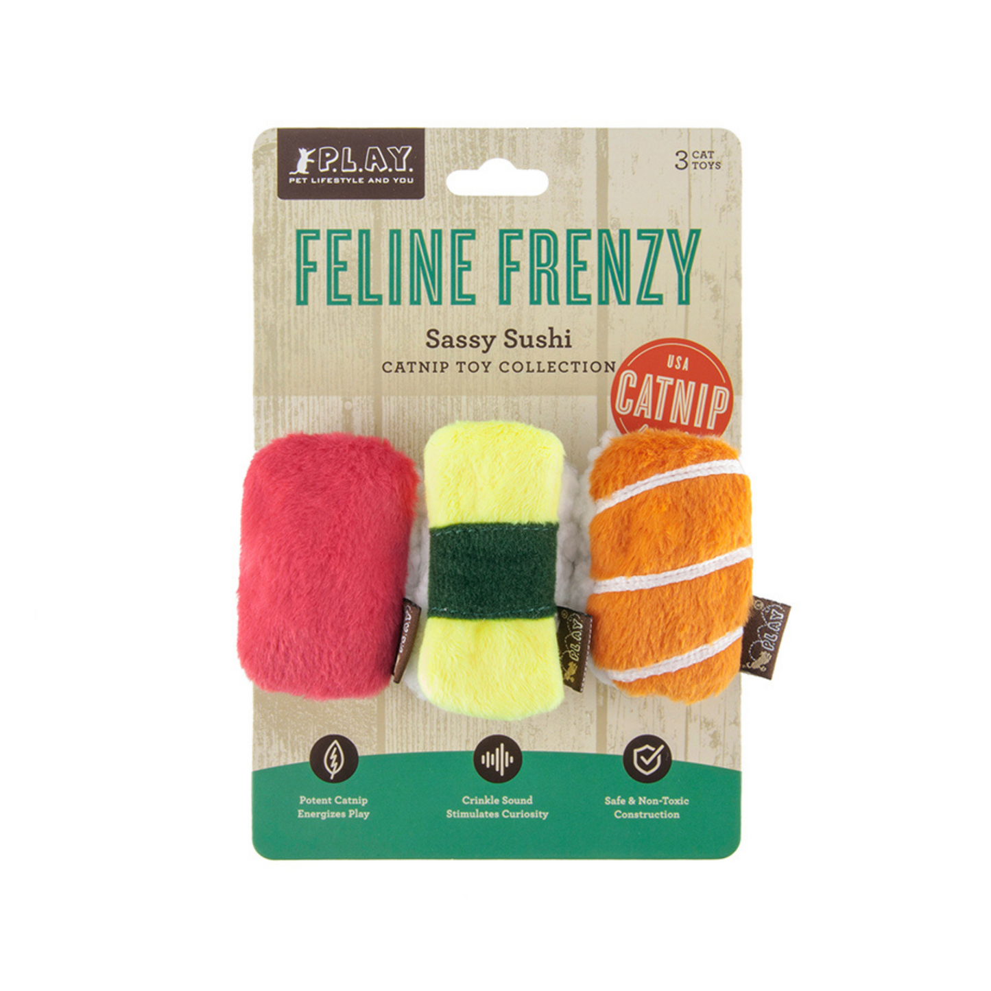 Brinquedo para Gato - Sushi 🍣