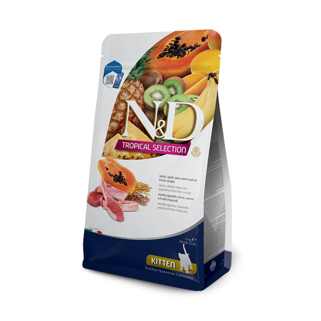 N&D Tropical Kitten Lamb, Pumpkin&Blueberry