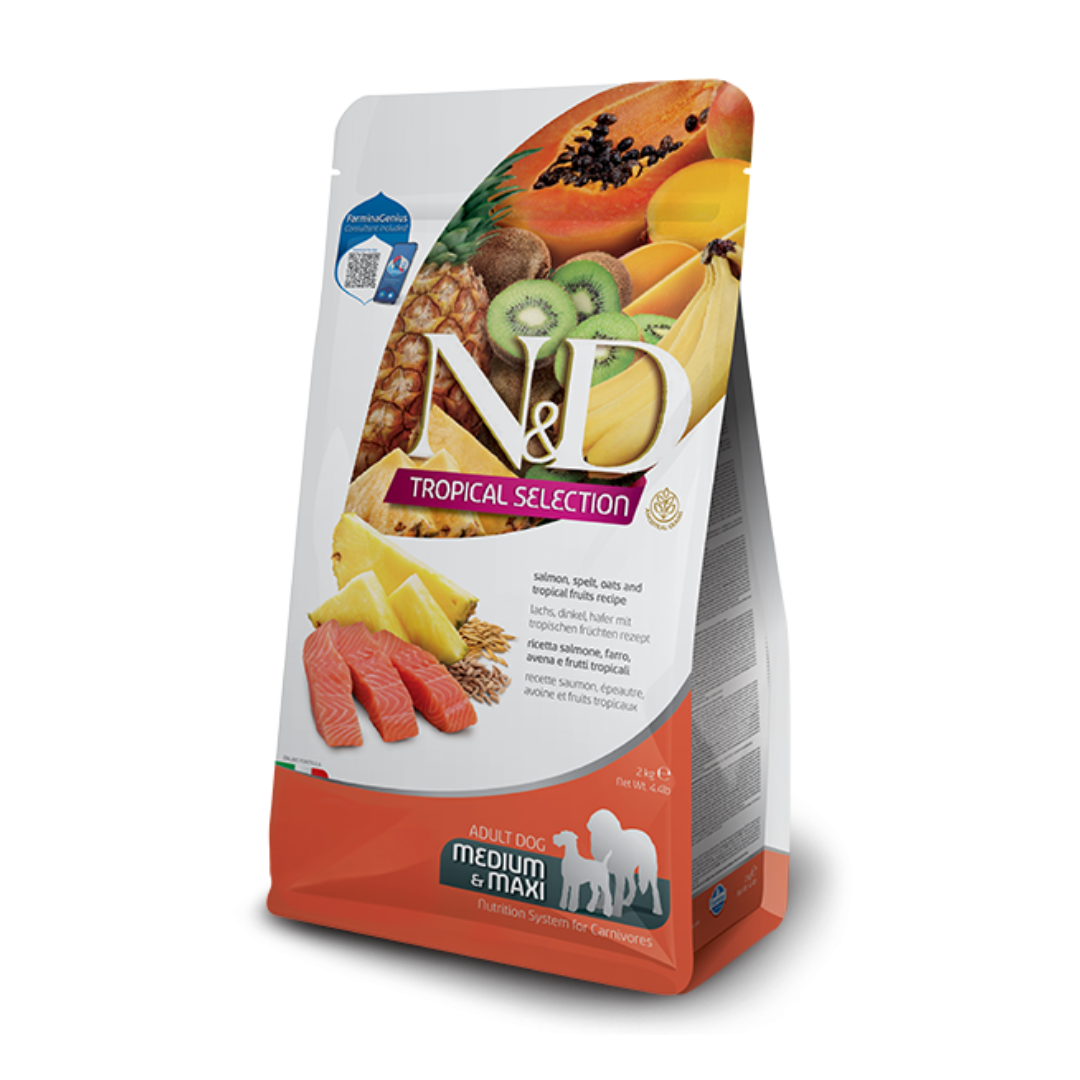 N&D Tropical Selection Salmon Adult Med/Max