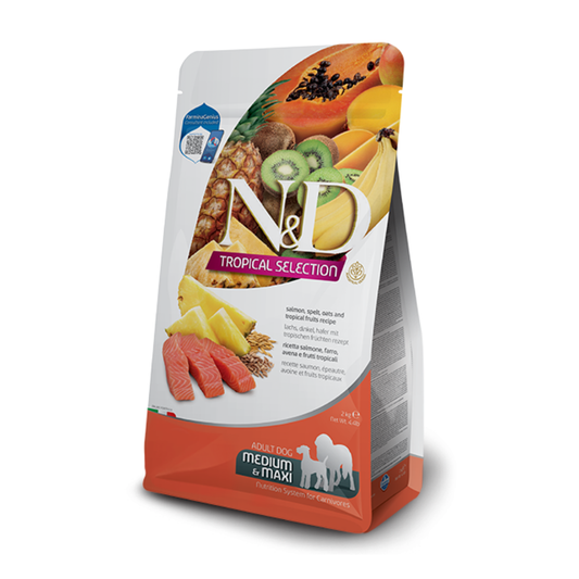 N&D Tropical Selection Salmon Adult Med/Max