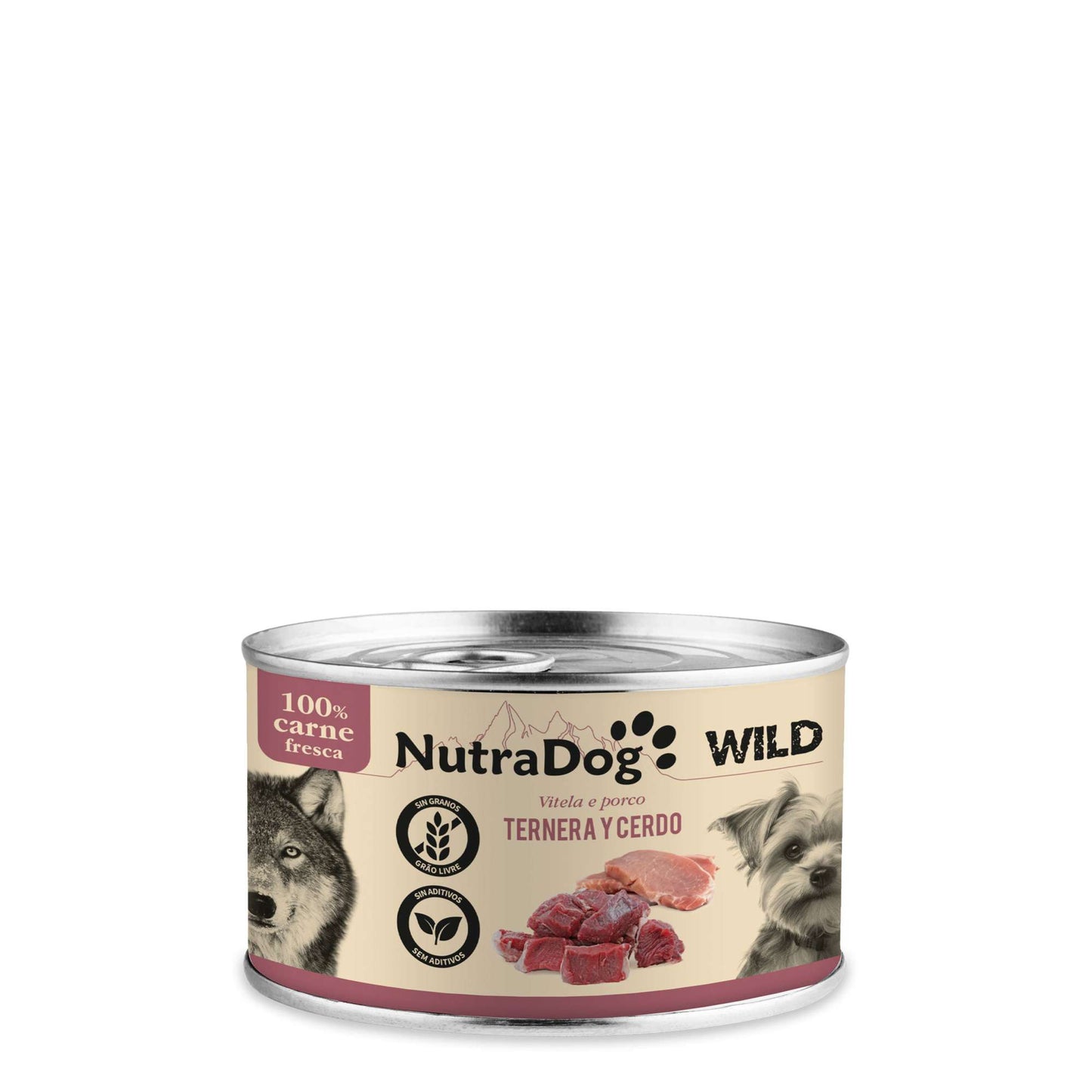 NutraDog WILD Carne Bovina e Suína para Cães