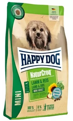 Ração para Cão Happy Dog NaturCroq Mini  Borrego e arroz 4kg