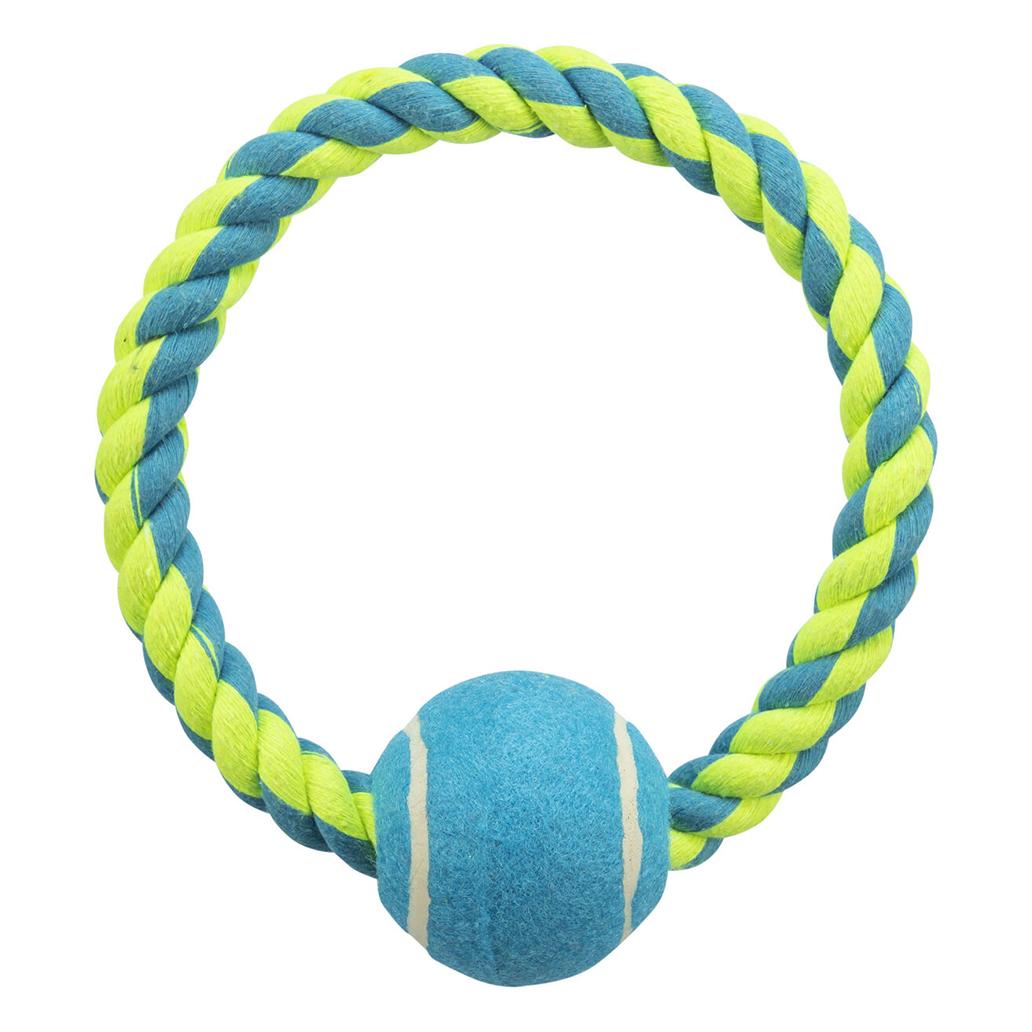 Bola de ténis com argola em algodão