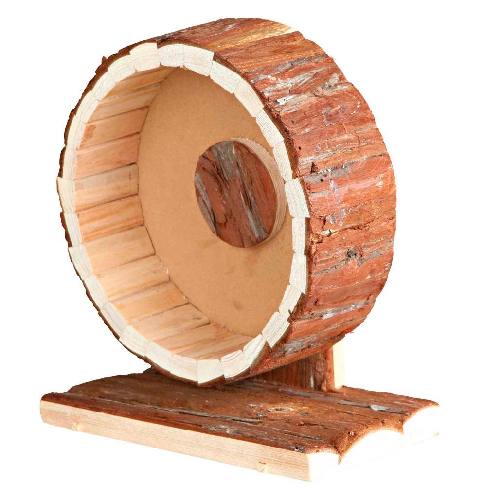 Roda em madeira "Natural Living" para roedores