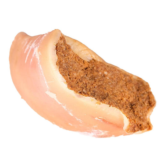 Cascos recheados com patê de carne