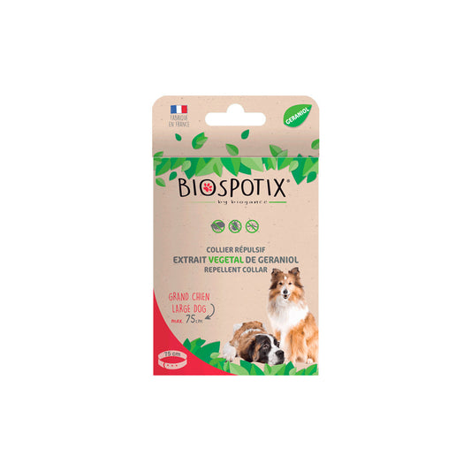 Biospotix - Coleira repelente natural para cães grandes  🐶 🍃
