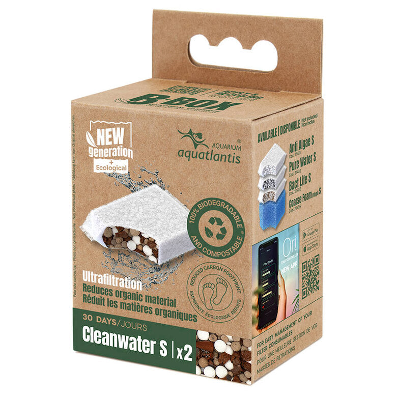 Recarga b box filtro cleanwater s clean water água limpa