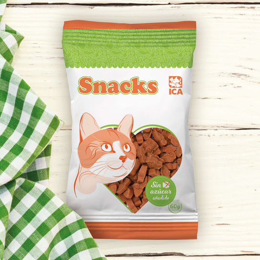 Snacks de Salmão para Gatos 🐟😻
