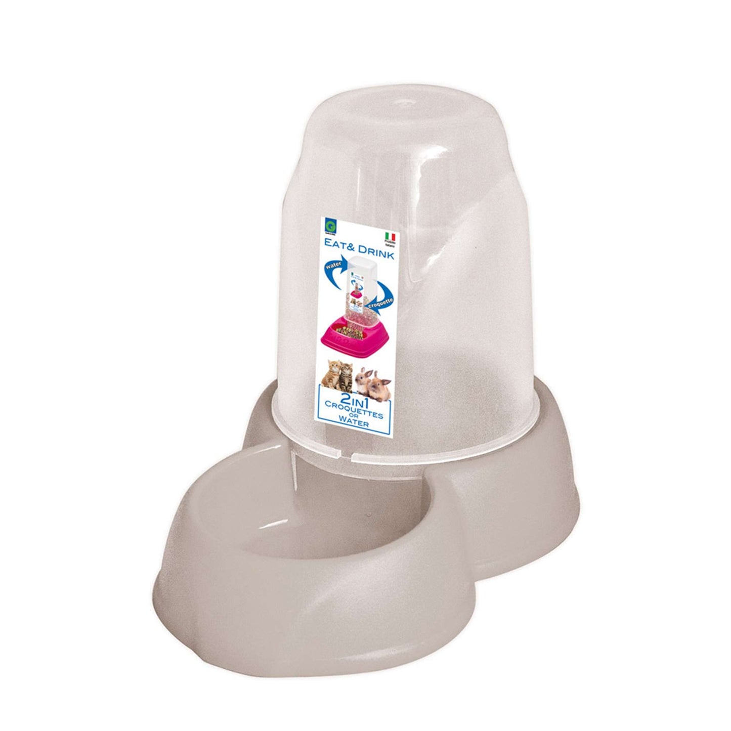 Comedouro e Bebedouro GP Médio Funil Antiderrapante (1,6 L) 🥣💧