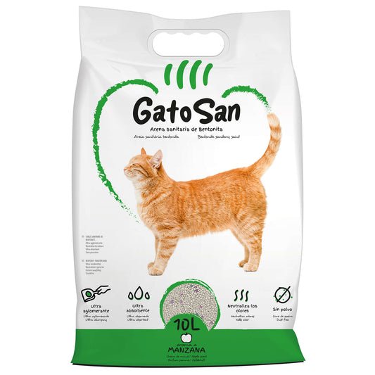 Areia Bentonita GatoSan Maçã 🍏 🐱