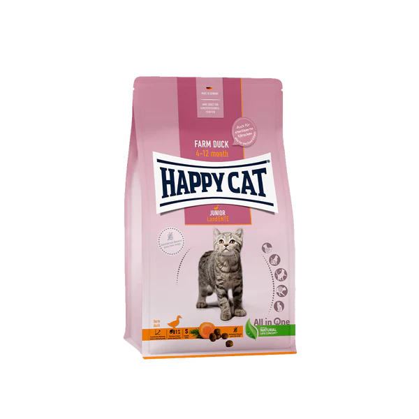Happy Cat young farm duck- junior pato 1,3kg
