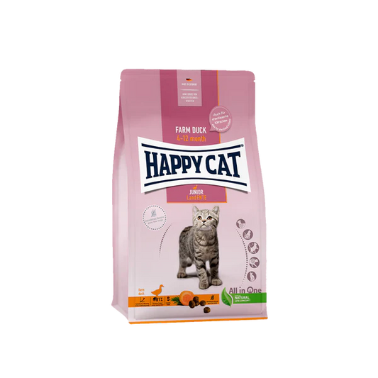 Happy Cat young farm duck- junior pato 1,3kg