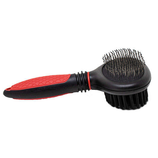 Escova Oval Dupla Função XT-DOG 🐕✨