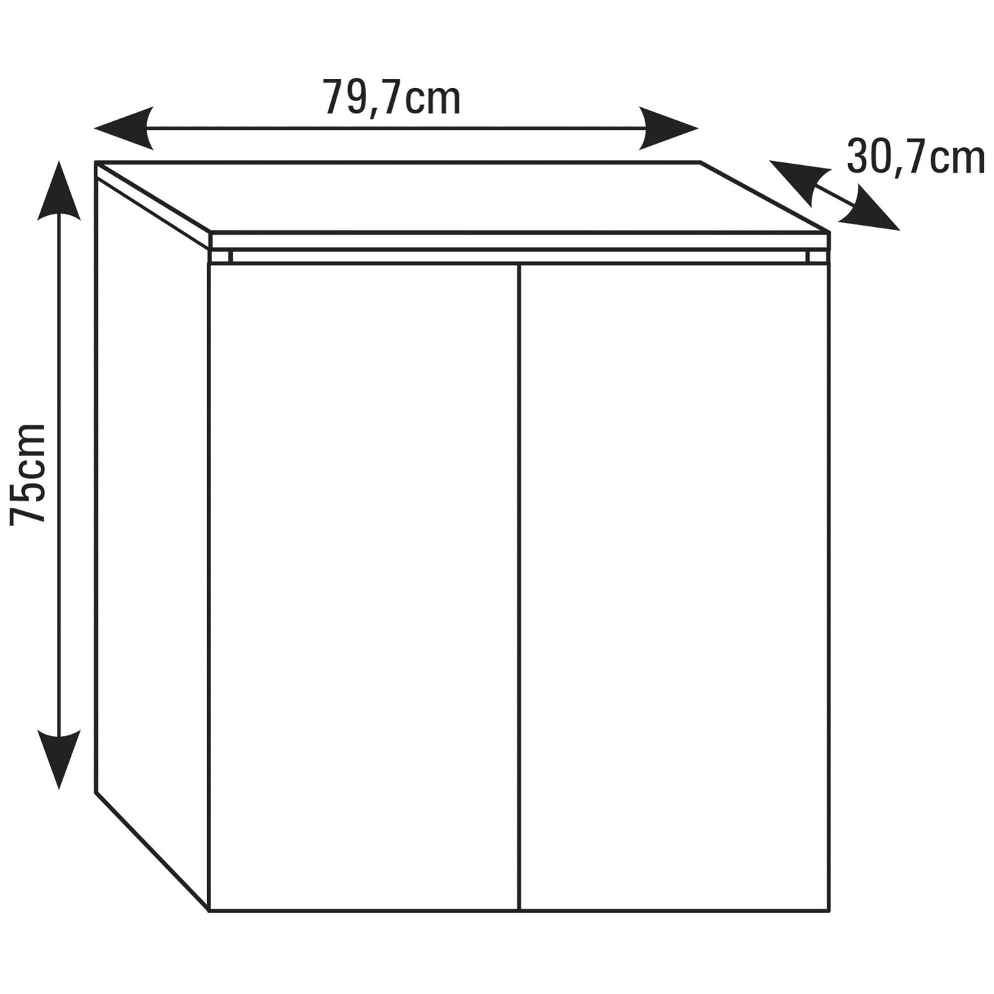 Mesa branca para aquários AQUA LED PRO e AQUA LUX PRO 100L
