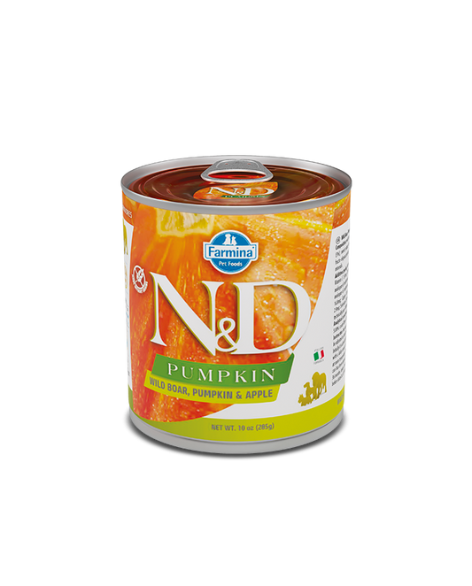 N&D Pumpkin Dog Boar,Pumpkin&Apple Adult Lata 285gr