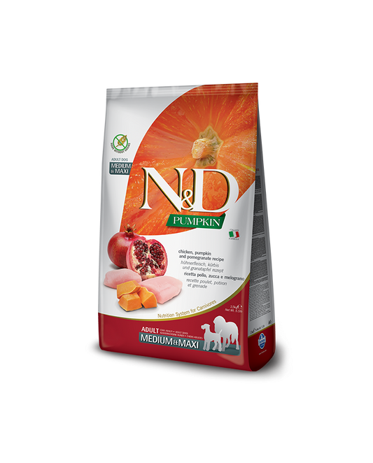 N&D Pumpkin Dog Chicken&Pomegranate Adult Med/Max