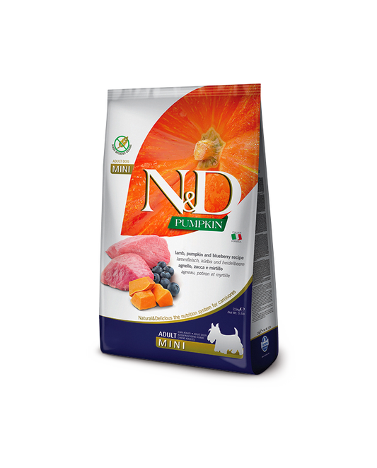 N&D Pumpkin Dog Lamb&Blueberry Adult Mini